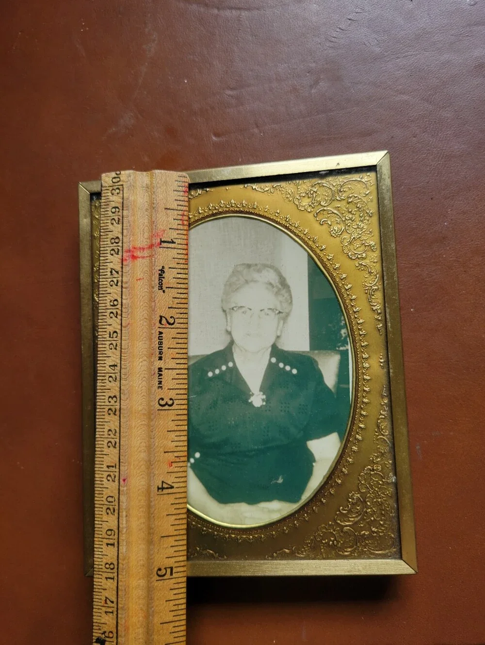 Vintage Gold Tone Metal Frame 5x4